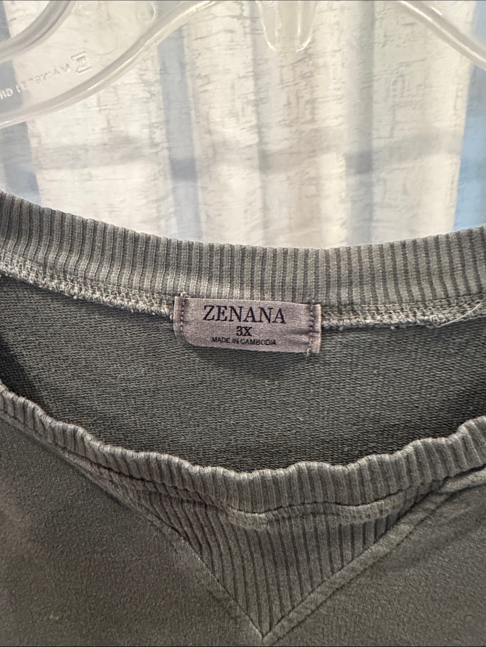 Z Supply Vintage Olive Pullover Sweatshirt - Picture 2 of 4
